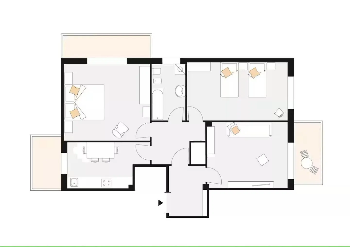 Bella Villa Road Rome Apartment